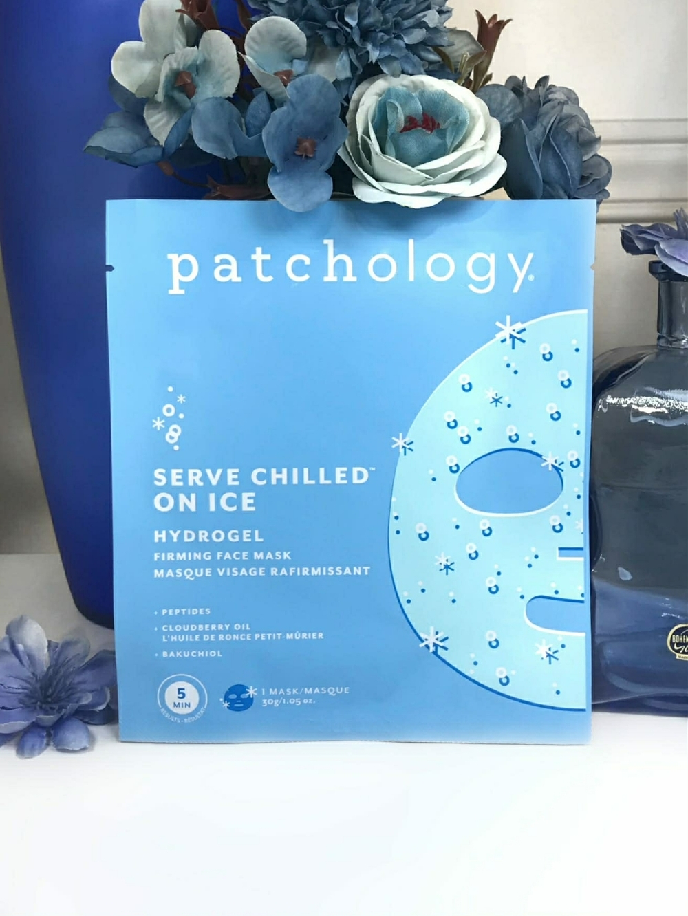Patchology Hydrogel Firming Face Mask Serve Chilled On Ice *BNIP